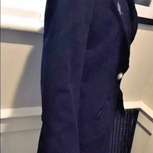 Vintage VALENTINO Classic Black Skirt Suit 8/10 - Picture 8 of 11